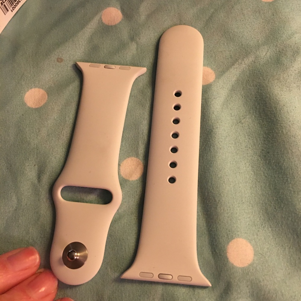 White Small 44mm Apple Band
